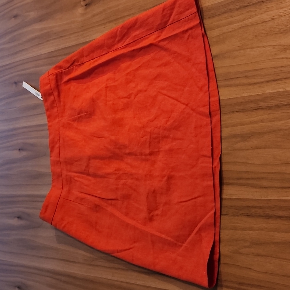 Asos Orange Linem Skirt NWT Size 4